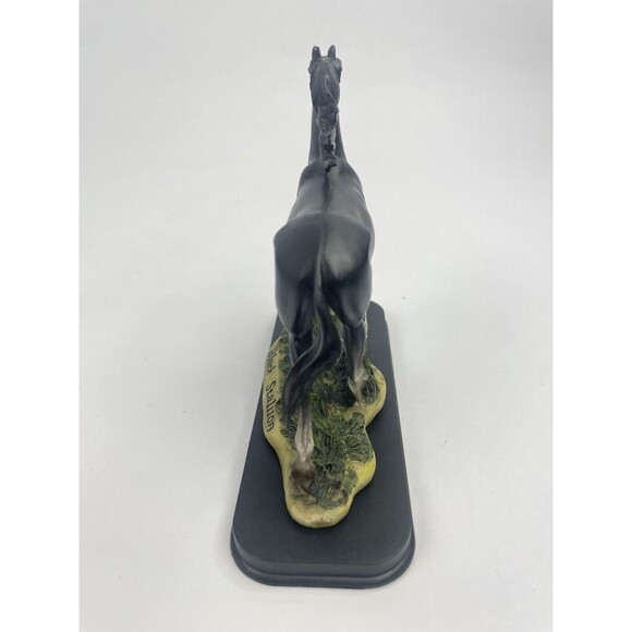 Black Stallion Southwest Reflection Collection Sculptured Resin Horse Figurine - Picture 3 of 9